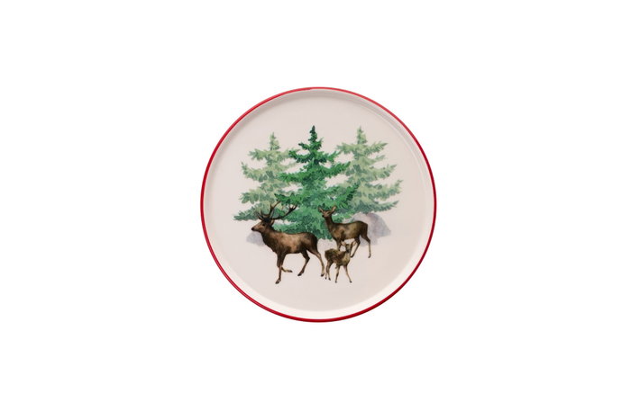 Hermia Juego de Platos de Postre Navideños de Porcelana (6 piezas) Ylbtat3 de Multicolor Hermia Juego de Platos de Postre Navideños de Porcelana (6 piezas) Ylbtat3 de Multicolor